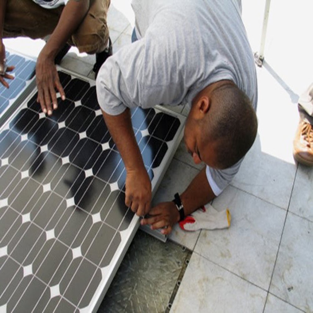 Solar panel installation training